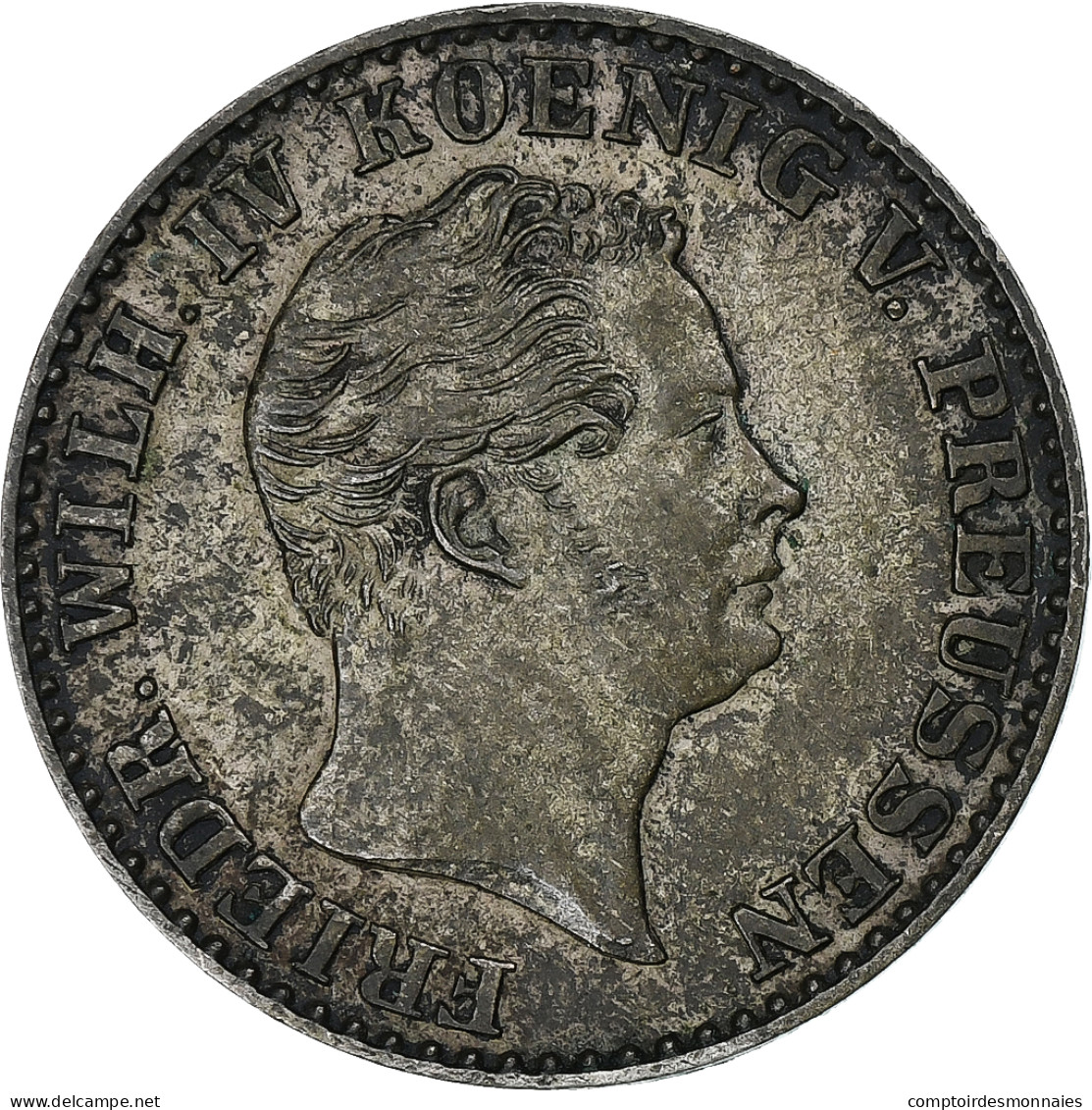 Allemagne, PRUSSIA, Friedrich Wilhelm IV, 2-1/2 Silber Groschen, 1852, Berlin - Piccole Monete & Altre Suddivisioni