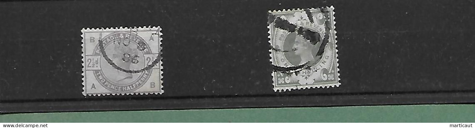 2 Timbres Oblitérés Vendus En L'état - Used Stamps
