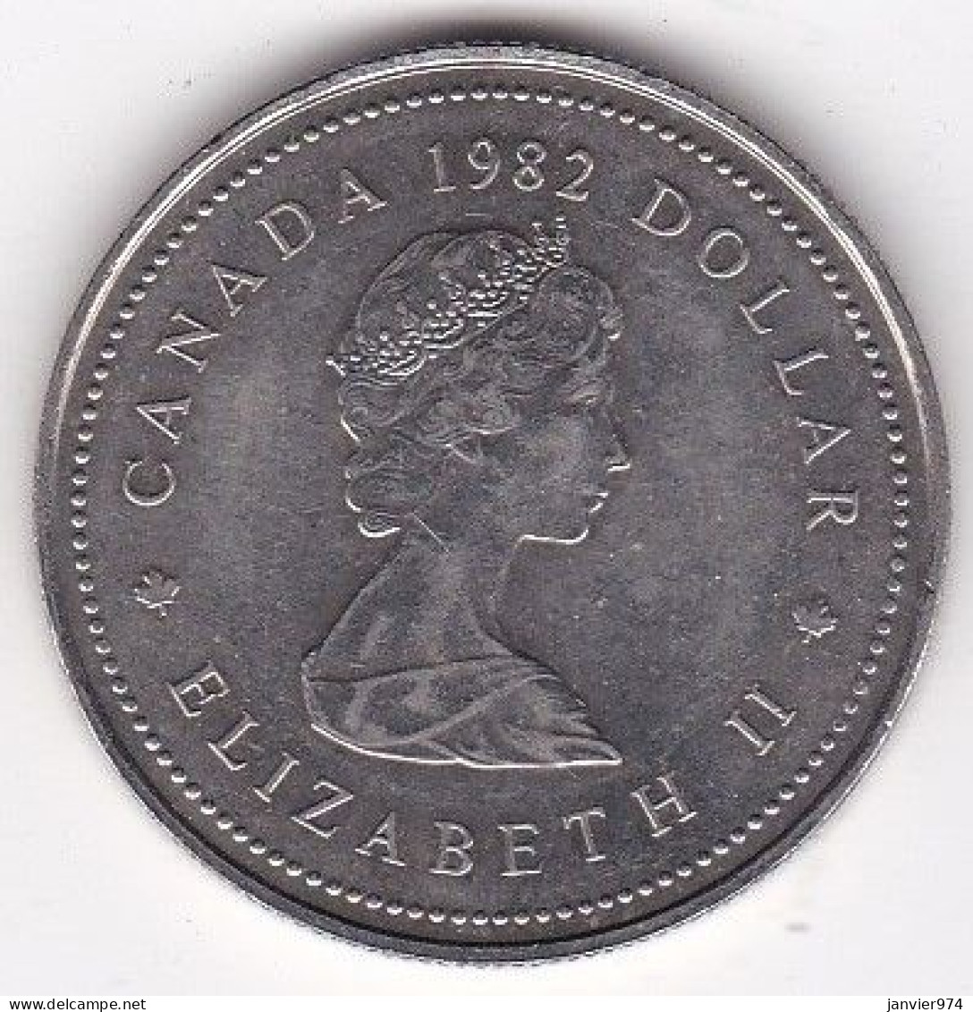 Canada 1 Dollar 1867 – 1982 Constitution, Elizabeth II, En Nickel, KM# 128, Superbe - Canada