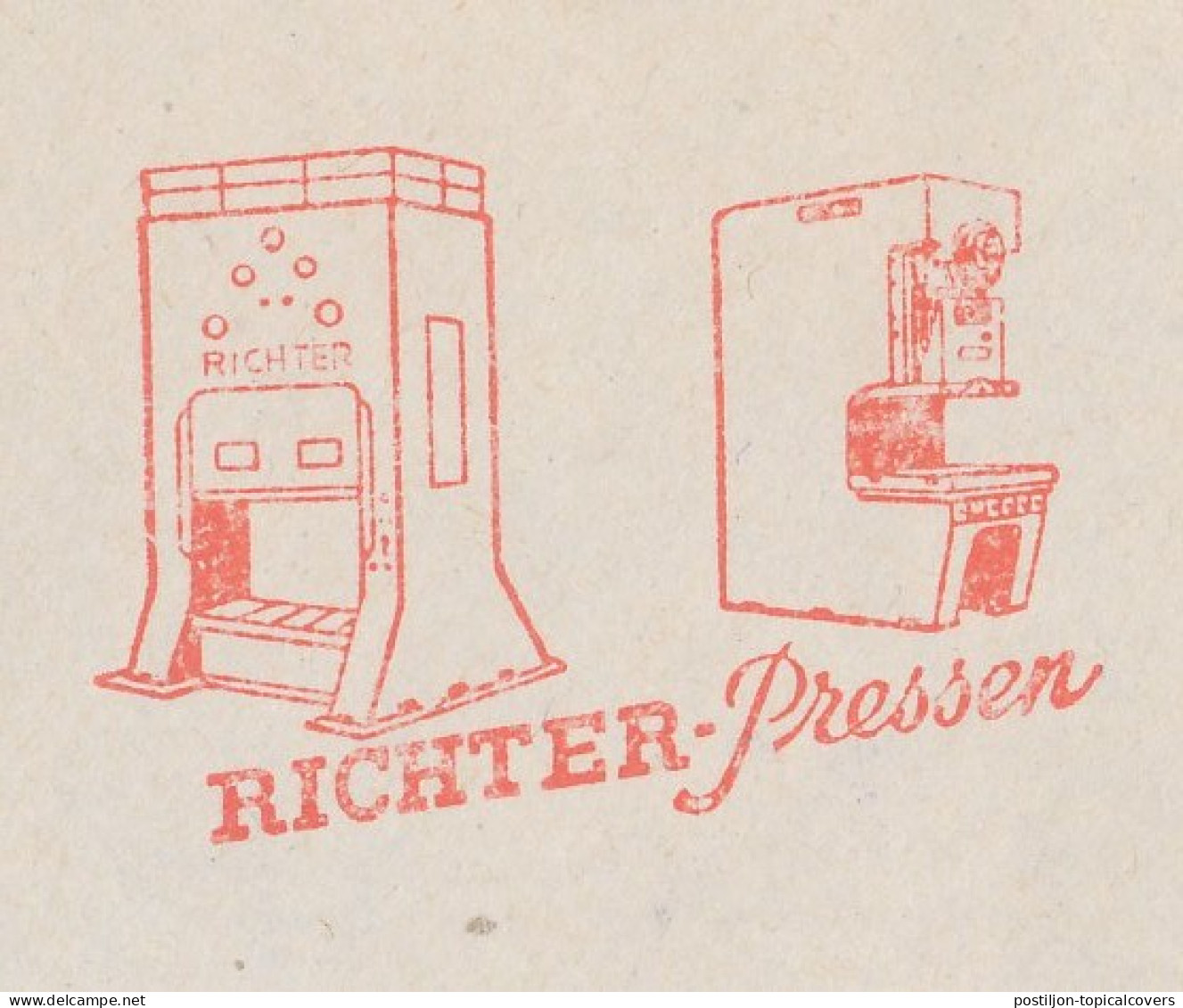 Meter Cover Germany 1962 Metal - Press - Other & Unclassified