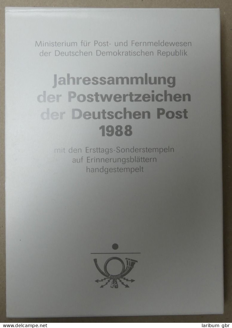 Ersttagsblatt-Jahressammlungen der DDR Band 1-6 gestempelt #KG635