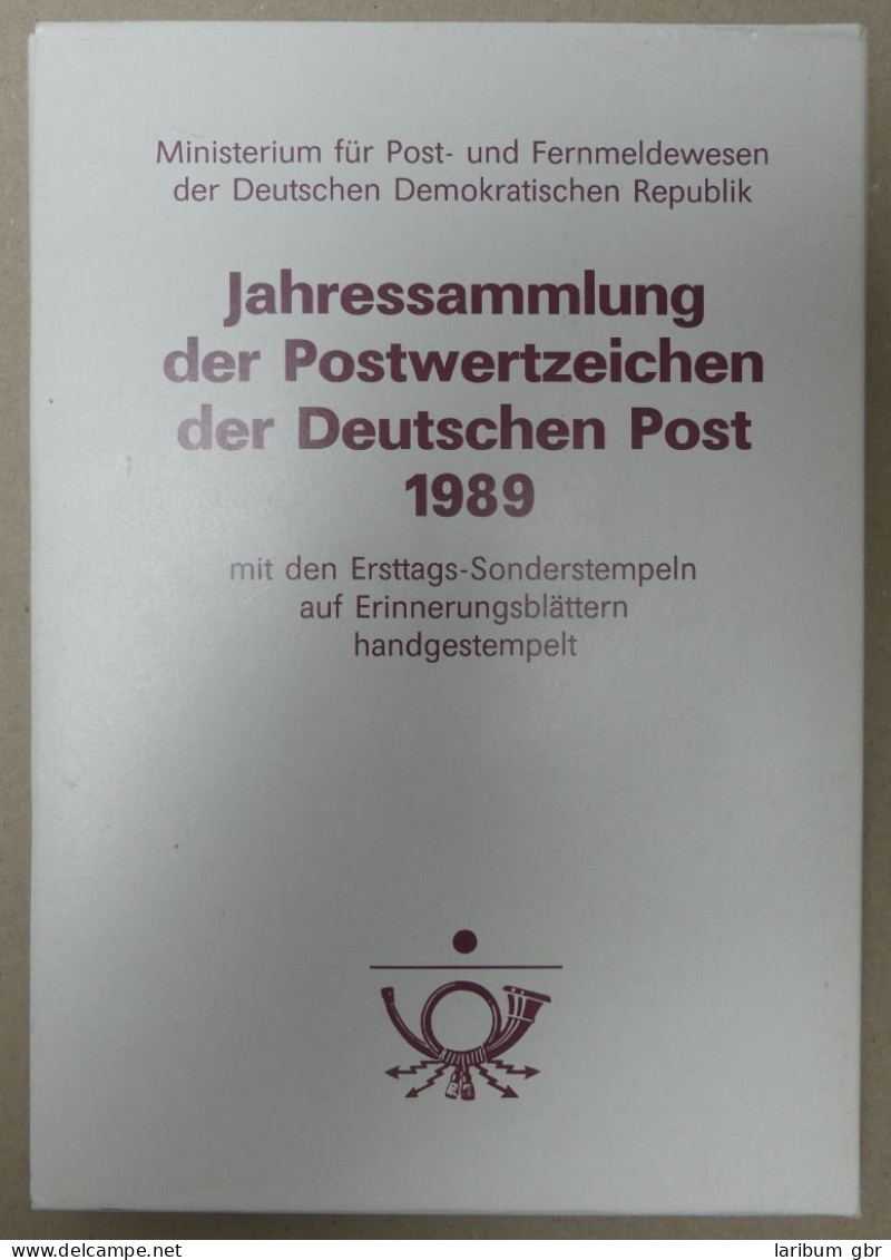 Ersttagsblatt-Jahressammlungen der DDR Band 1-6 gestempelt #KG635