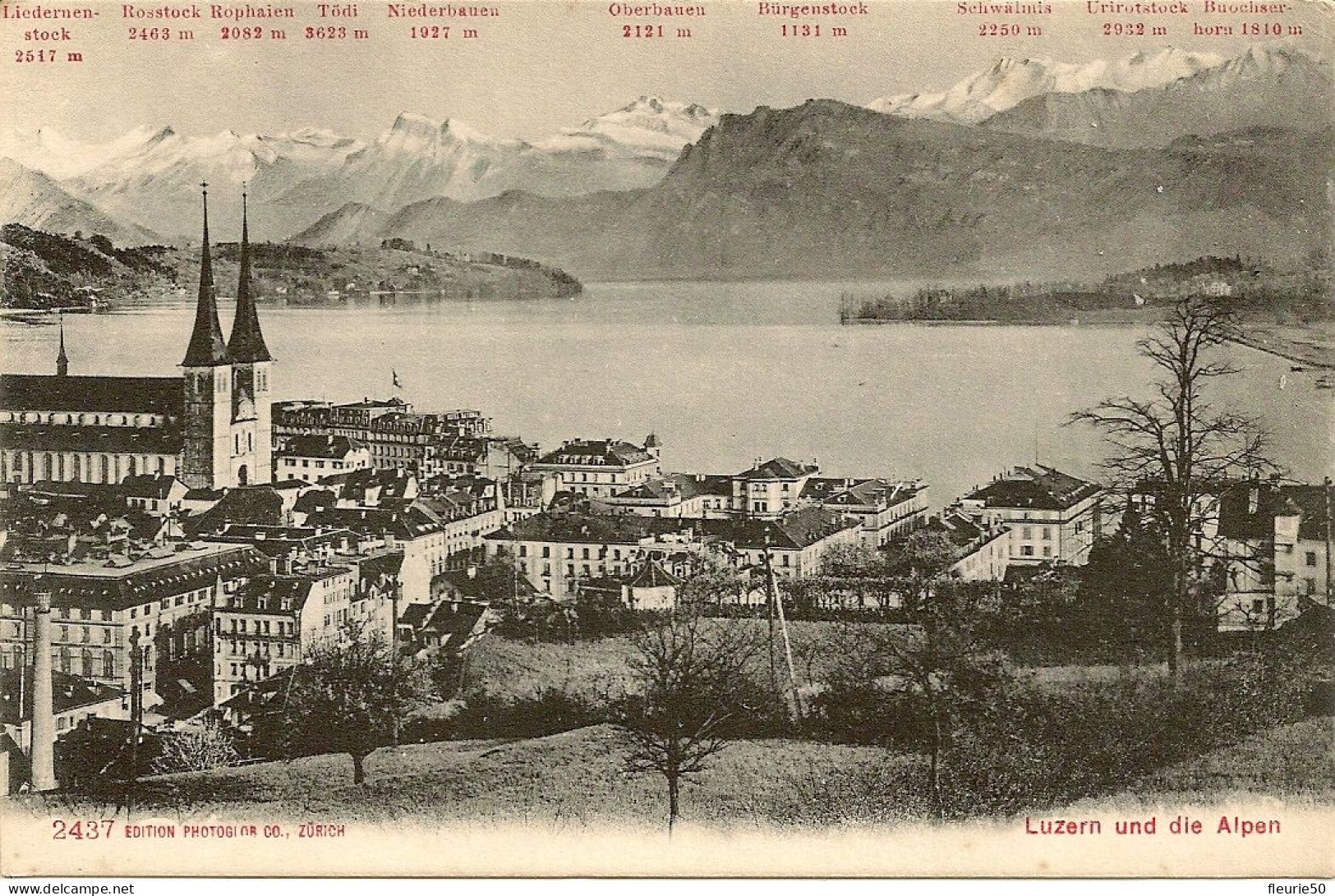 Suisse - LUZERNE Und Die Alpen. - Lucerna