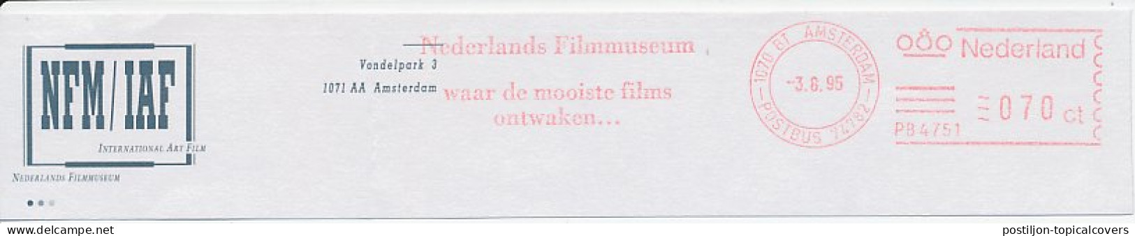 Meter Top Cut Netherlands 1995 Dutch Movie Museum - Cinéma