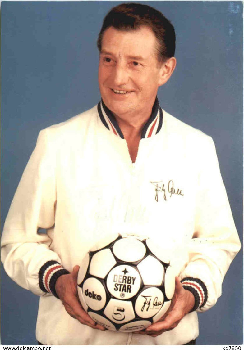 Fritz Walter Mit Autogramm - Fussball