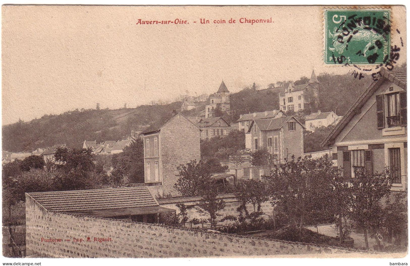 AUVERS SUR OISE - Un Coin De Chaponval. - Auvers Sur Oise