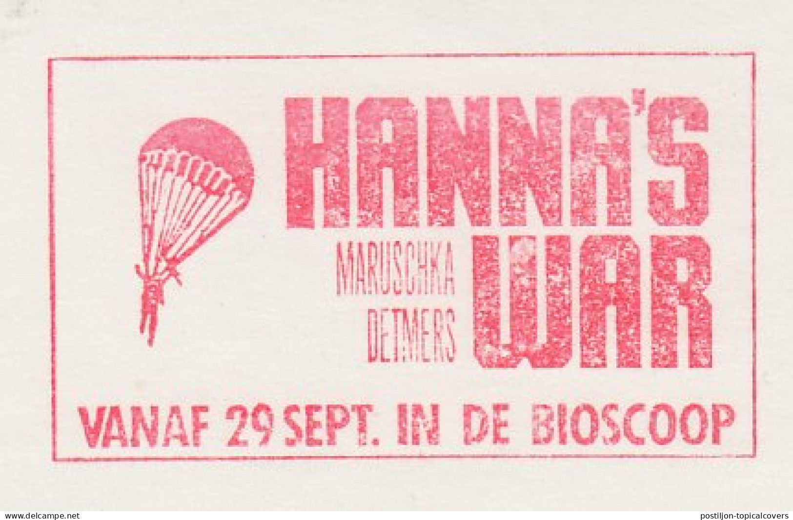 Meter Cut Netherlands 1988 Hanna S War - Movie - Film
