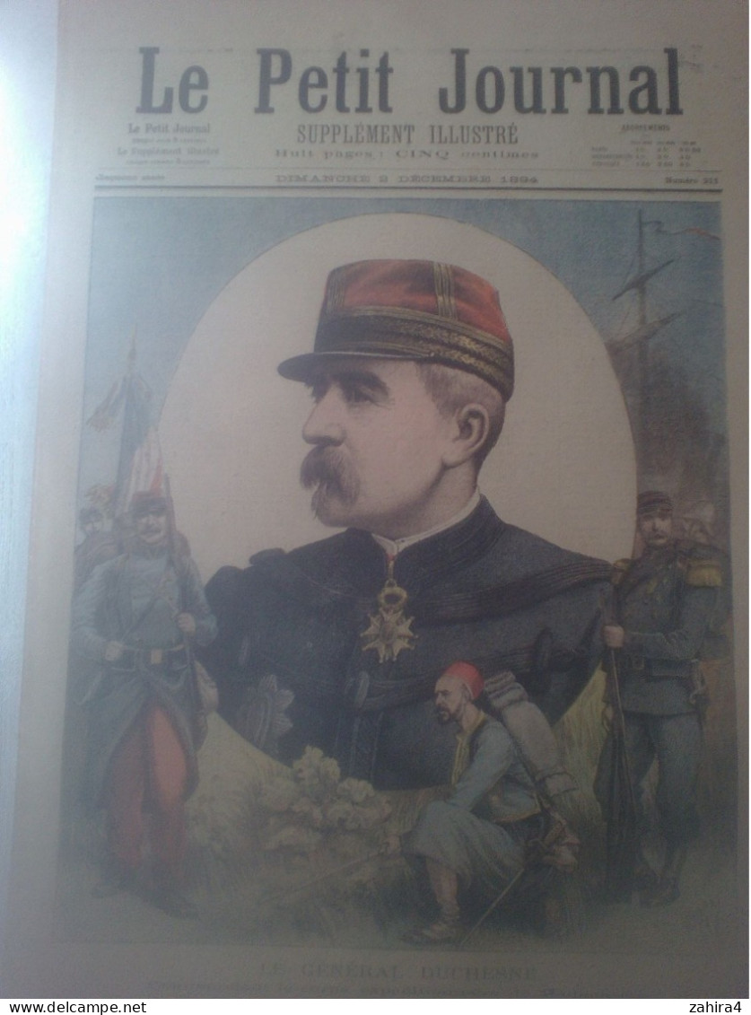 Le Petit Journal 211 Général Duchesne Corps Expéditionnaire Madagascar Théâtre D La Gaité Rip Partition Audeval Potharst - Zeitschriften - Vor 1900