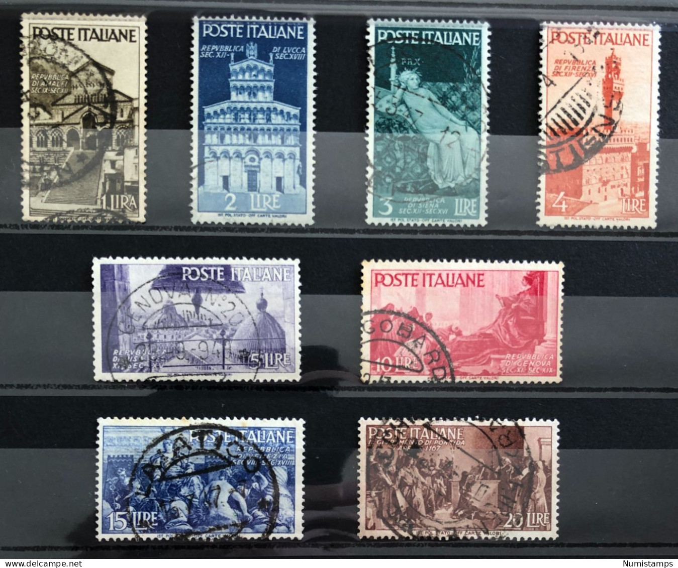 1946 - Advent Of The Republic In Italy (Complete Series) - ITALY Stamps - 1946-60: Used