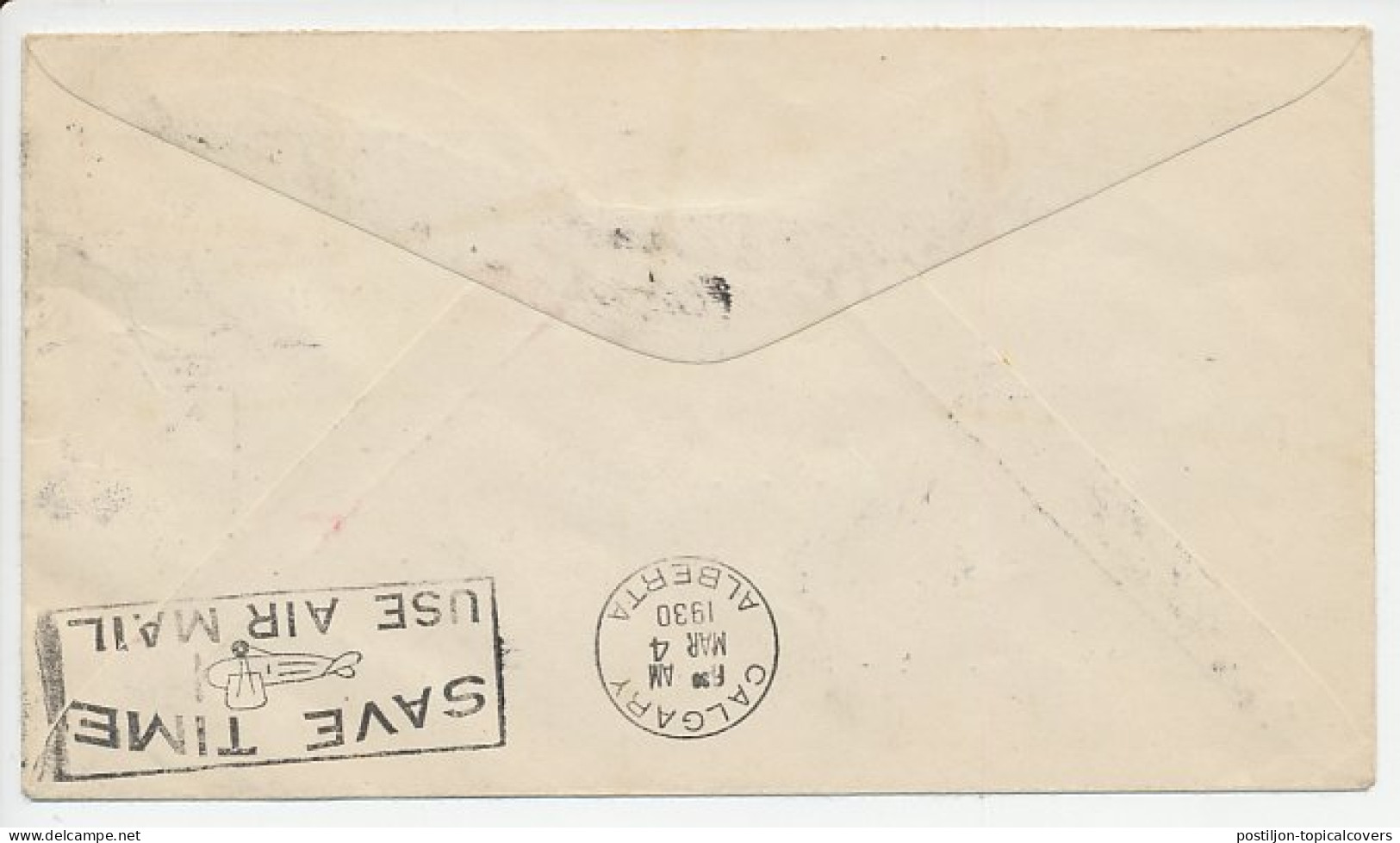 FFC / First Flight Cover Canada 1930 Indian  - Indiani D'America