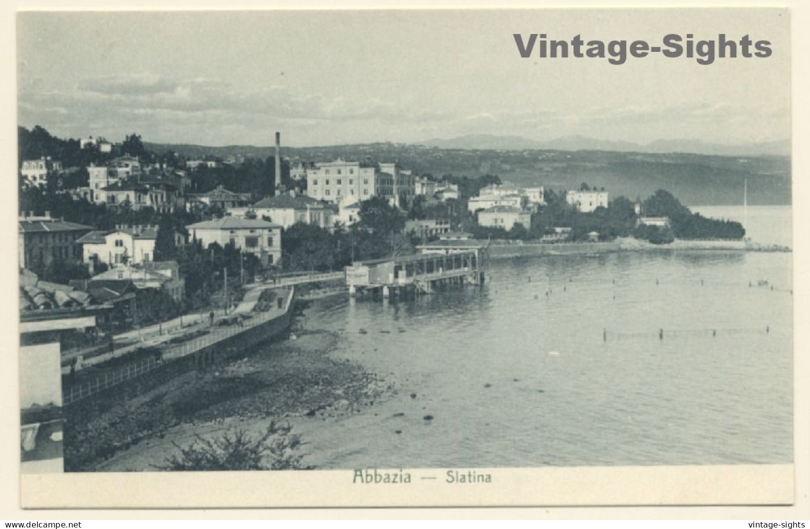Abbazia - Istria / Croatia: Slatina Seebad (Vintage PC ~1910s) - Croacia