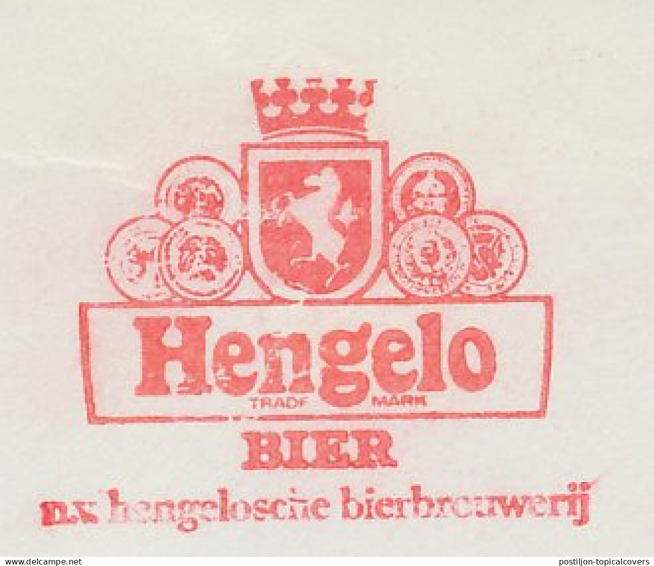 Meter Cut Netherlands 1972 Beer - Brewery - Hengelo - Vinos Y Alcoholes