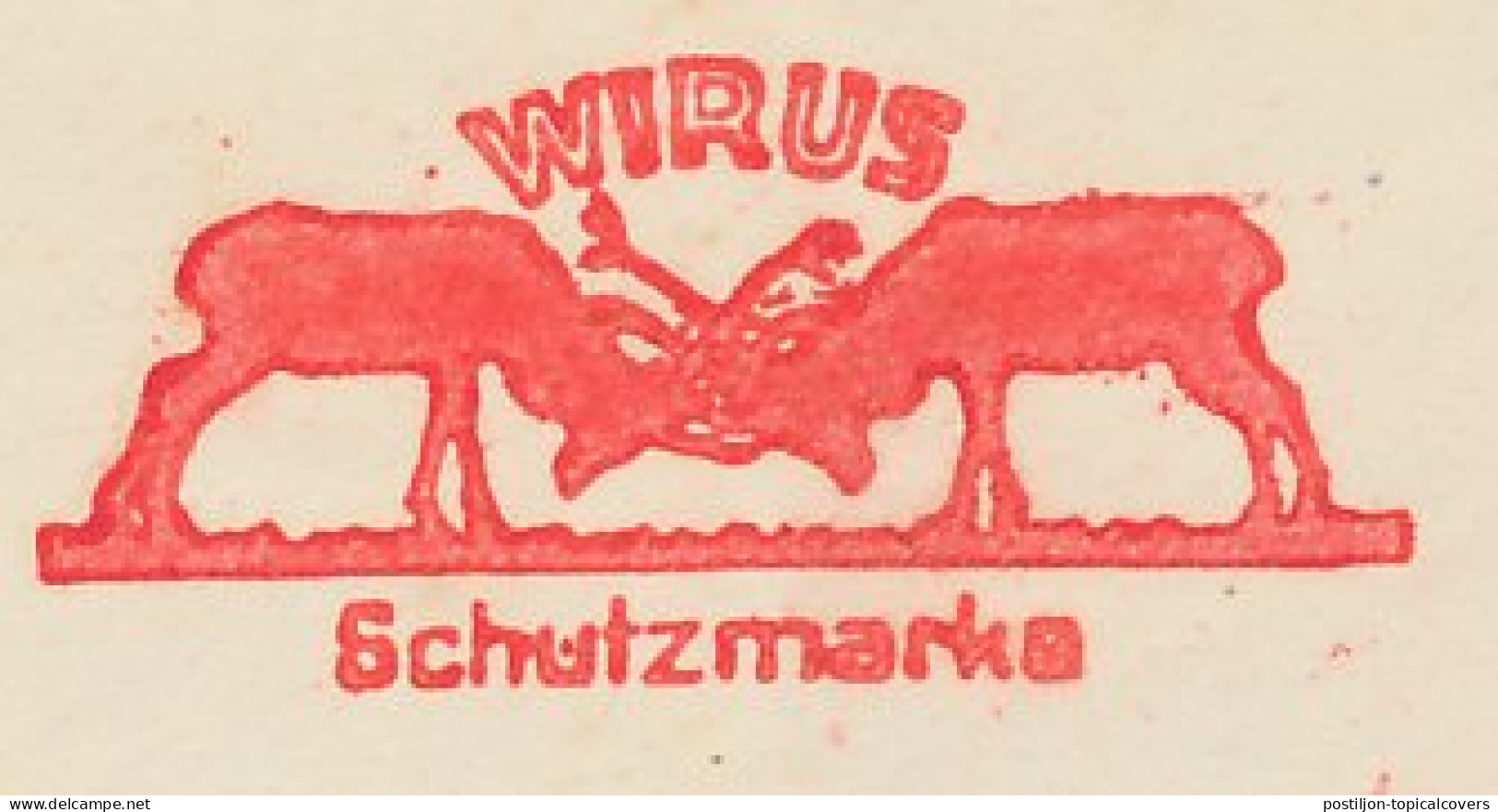 Meter Cut Germany / Deutsches Reich 1939 Deer - Stag - Sonstige & Ohne Zuordnung
