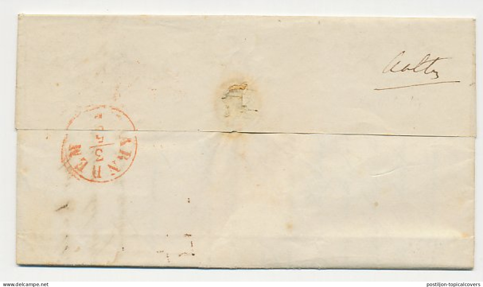 Distributiekantoor Aalten - Zutphen - Arnhem 1848 - ...-1852 Prephilately