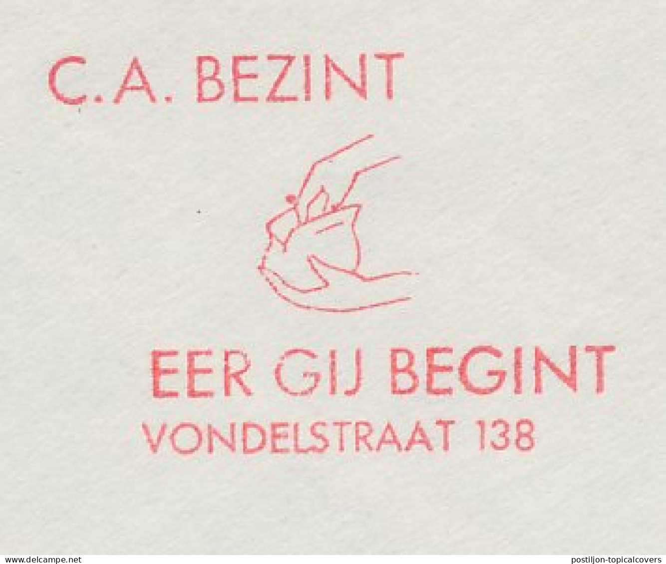Meter Cover Netherlands 1963 Wallet - Reflect Before You Begin - Ohne Zuordnung