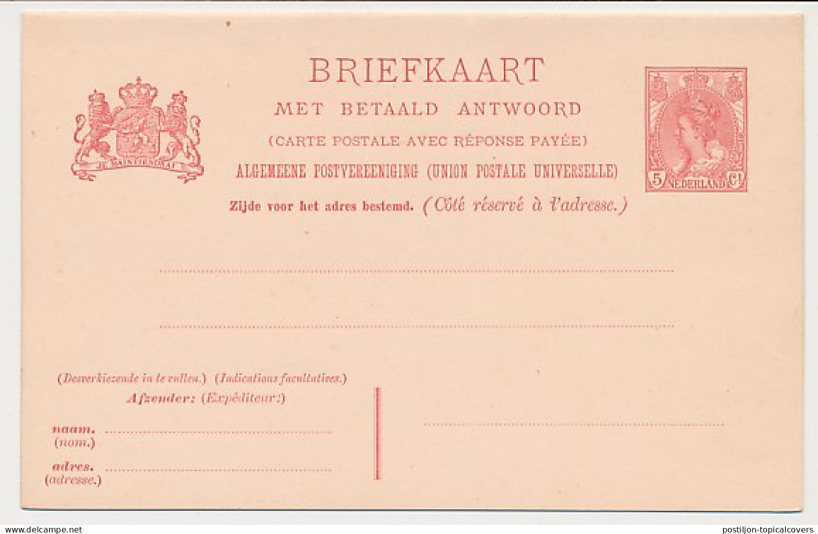 Briefkaart G. 62 - Postal Stationery