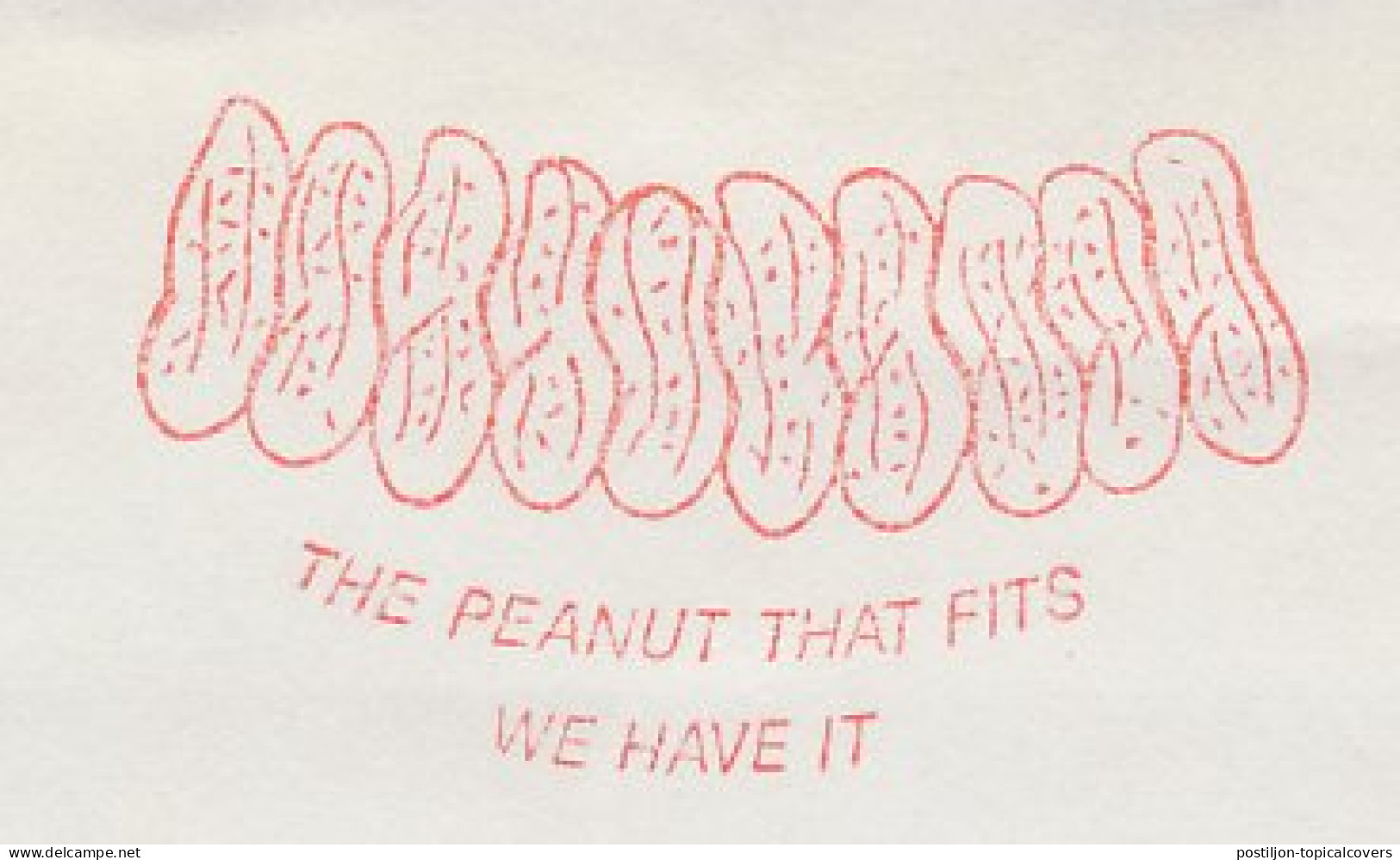 Meter Cover Netherlands 1988 Peanuts - Frutta