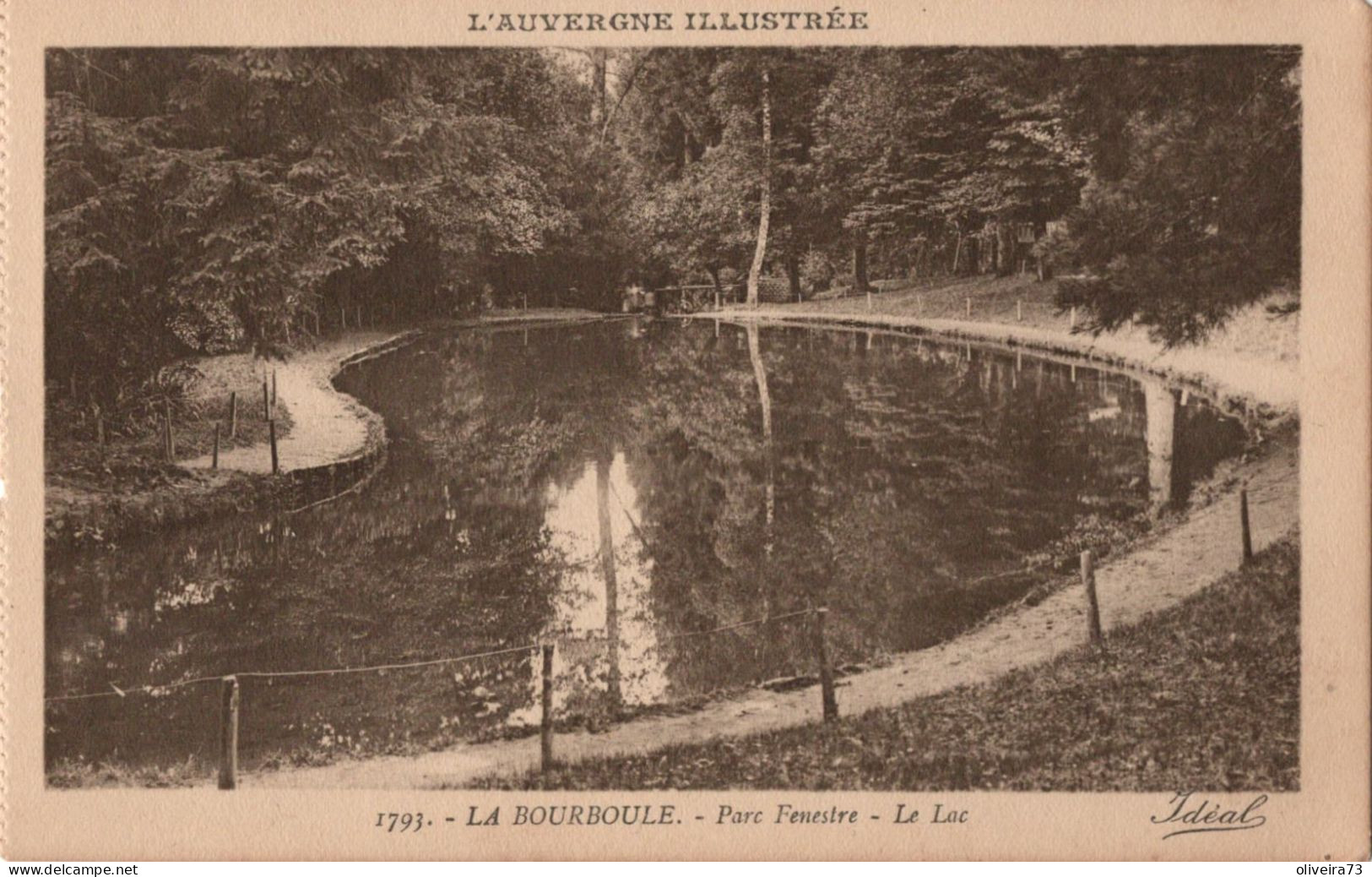 LA BOURBOULE - Parc Fenetre - Le Lac - La Bourboule