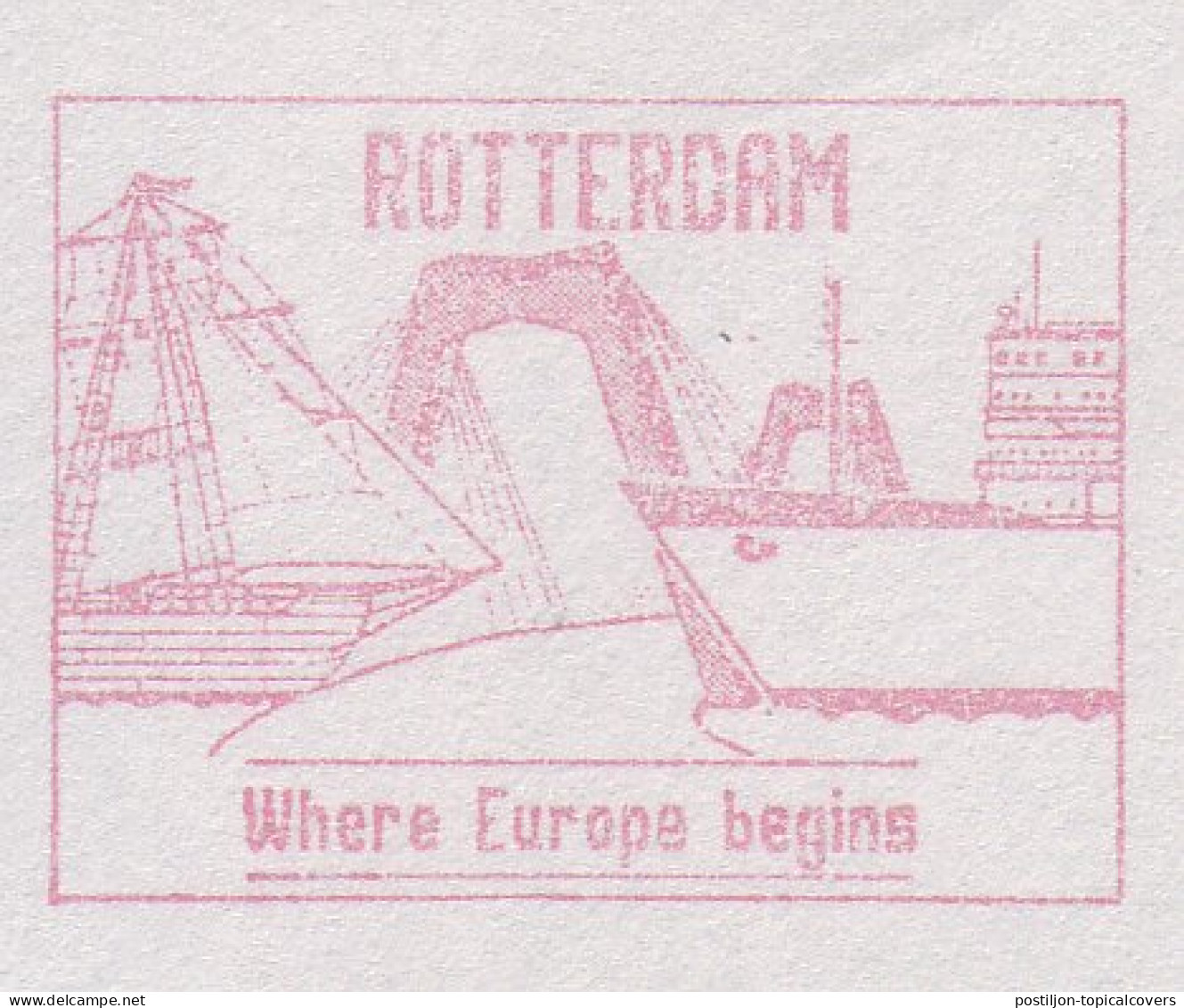 Meter Cut Netherlands 1992 Bridge - Rotterdam - Europe - Bruggen