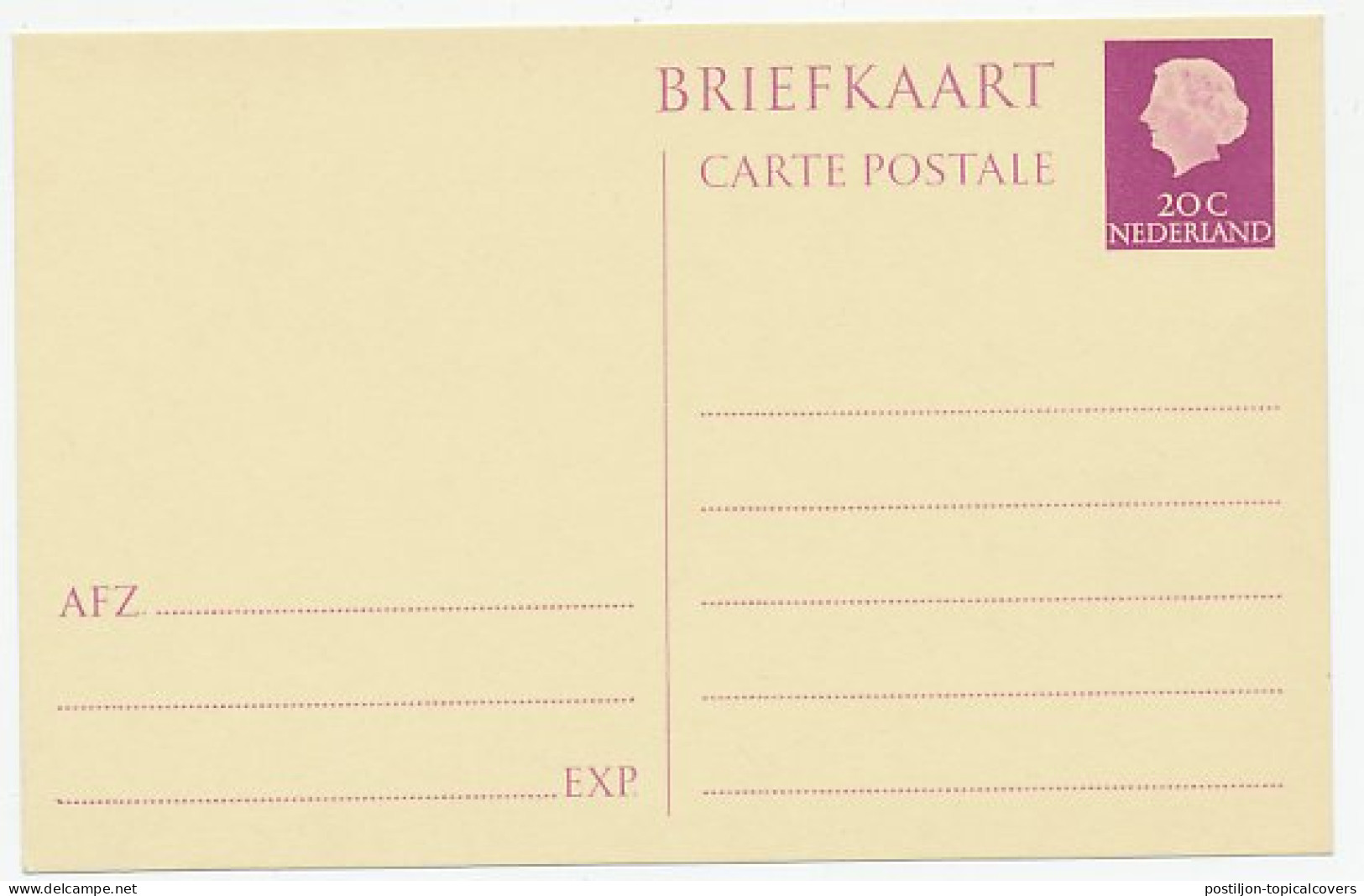 Briefkaart G. 327 - Postal Stationery