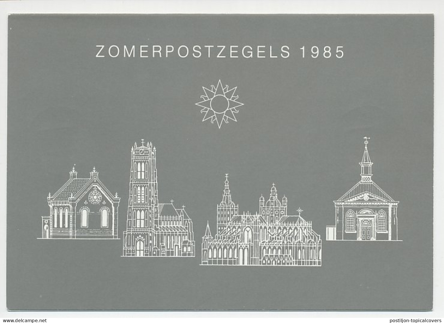 Zomerbedankkaart 1985 - Complete Serie Bijgeplakt  - Non Classés