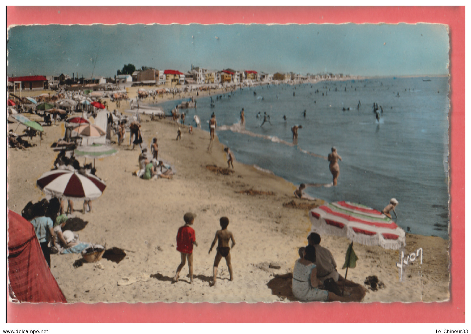 34 - PALAVAS LES FLOTS ---La Plage Rive Gauche - Vue Générale---cpsm Pf Couleur - Palavas Les Flots