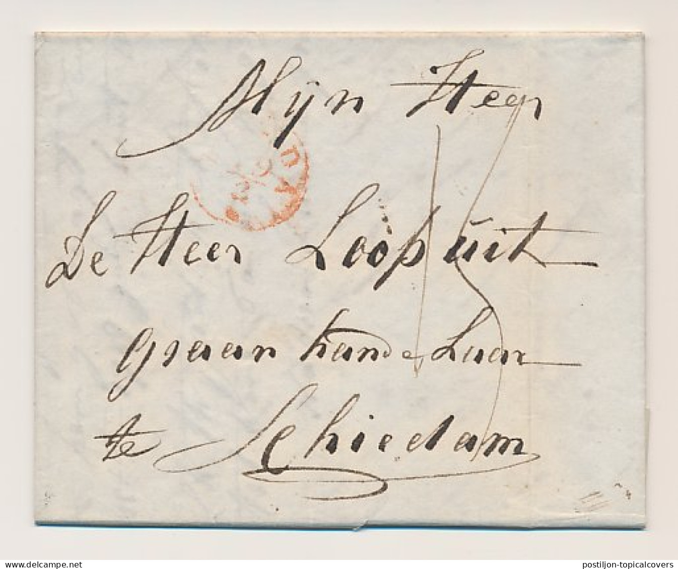 Leur - Distributiekantoor Etten - Breda - Schiedam 1841 - ...-1852 Préphilatélie