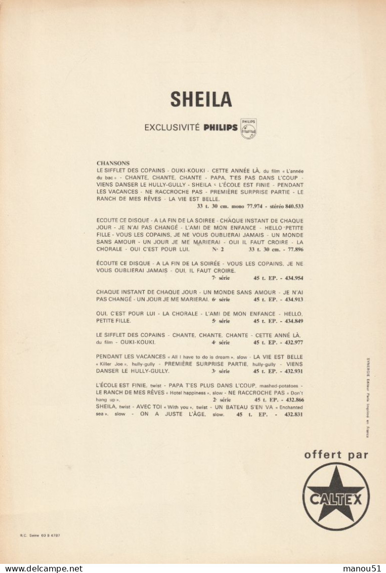 Artistes - SHEILA - Poster  ( 30 X 21 ) - Künstler