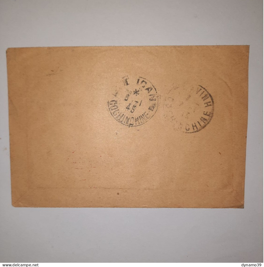 03K6 TRES RARE - ANCIENNE LETTRE ENVELOPPE INDOCHINE 1945 VERS BAGNE POULO CONDORE POSTE RURALE - Autres - Asie