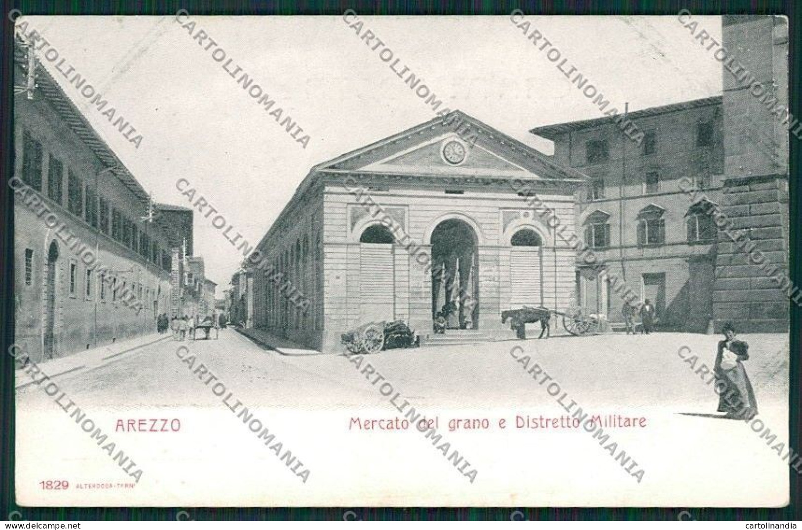 Arezzo Città Alterocca 1829 Cartolina QQ3345 - Arezzo