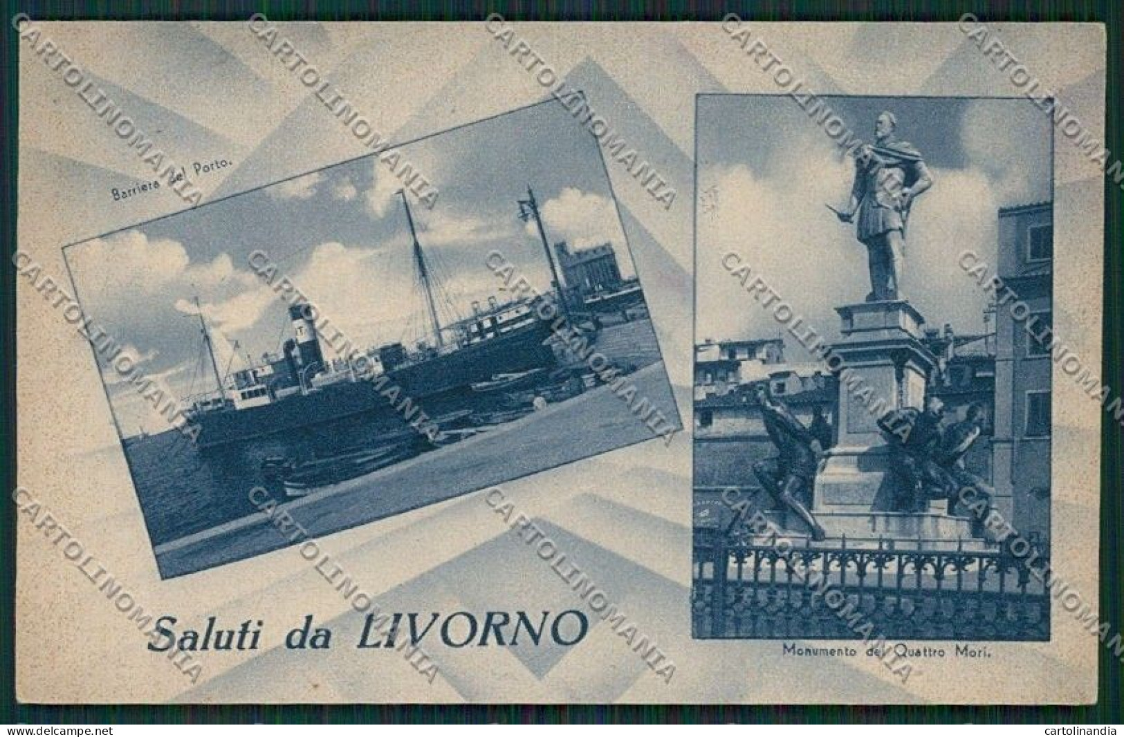 Livorno Città Saluti Da Cartolina QQ3649 - Livorno