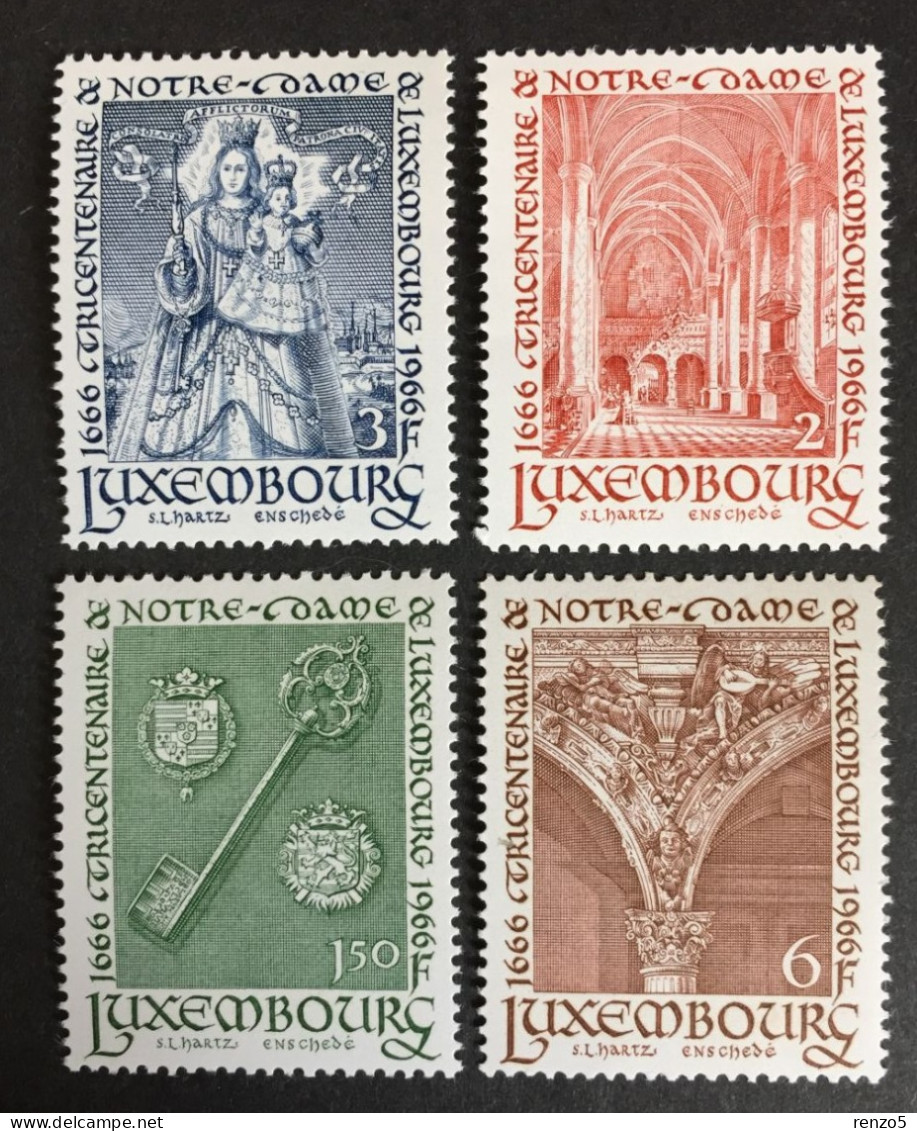 1966 Luxembourg - Tercentenary Of Solemn Promise To Our Lady Of Luxembourg - Unused - Ongebruikt