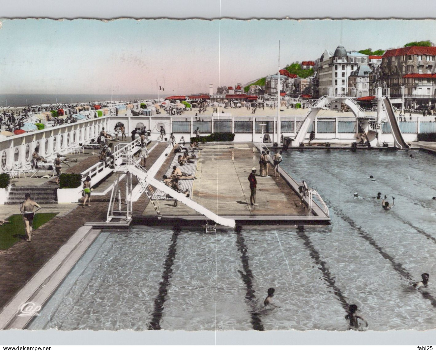 TROUVILLE LA PISCINE ET LA PLAGE - Trouville