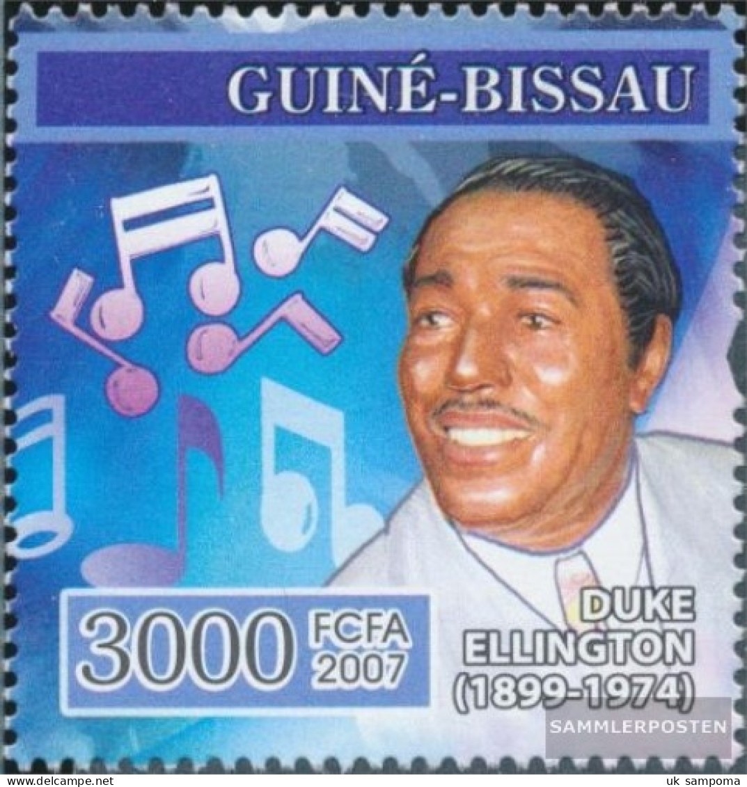 Guinea-Bissau 3500 (complete. Issue) Unmounted Mint / Never Hinged 2007 Duke Ellington - Guinée-Bissau