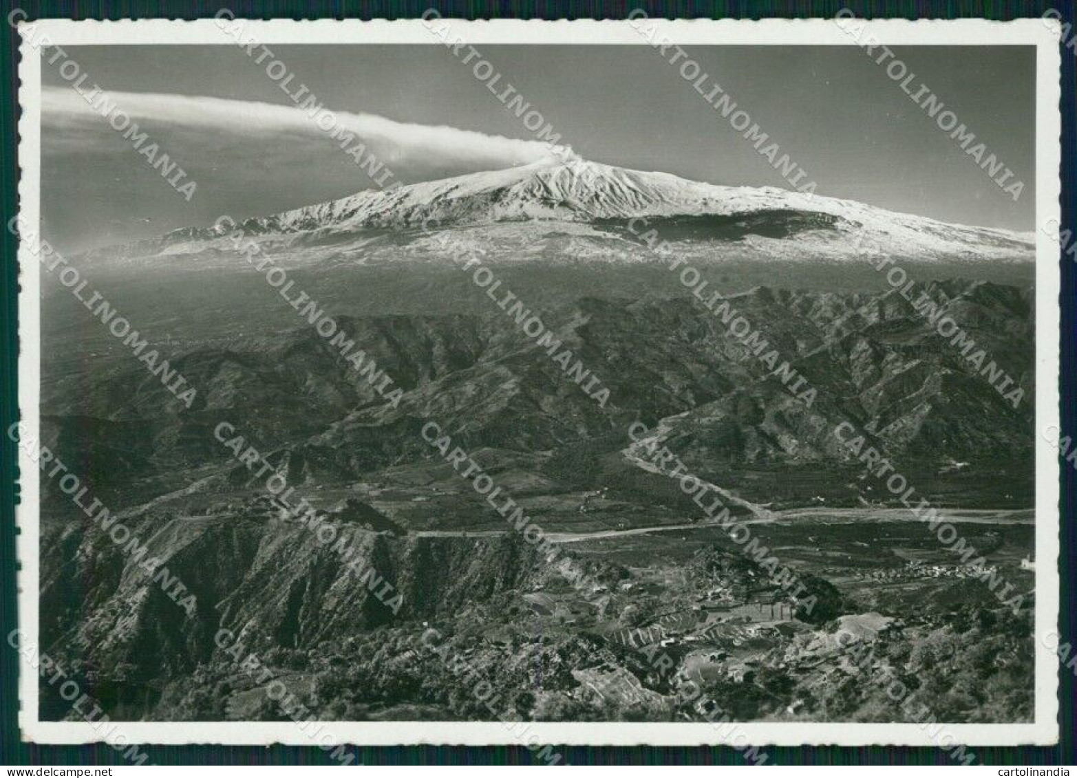 Catania Vulcano Etna FG Foto Cartolina KB5209 - Catania