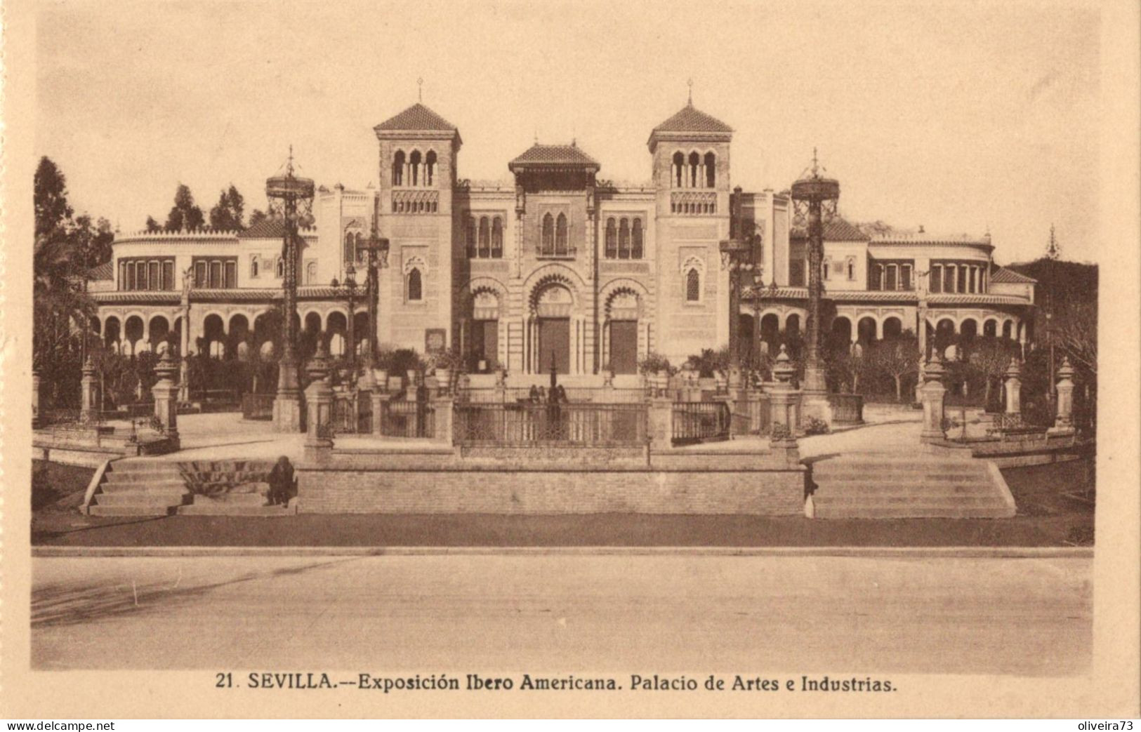 SEVILLA - Exposición Ibero Americana. Palacio De Artes E Industrias - Sevilla