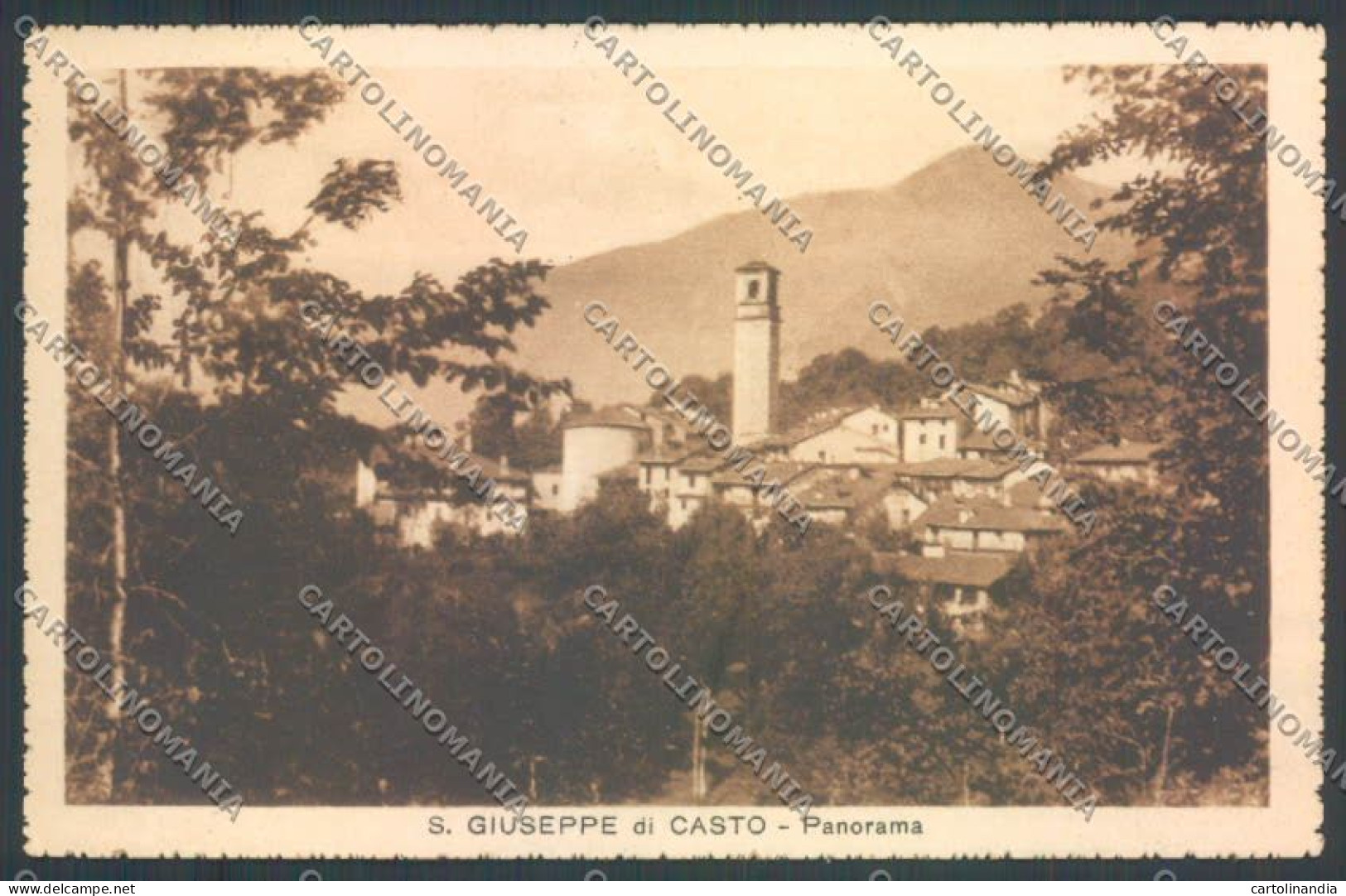 Biella San Giuseppe Casto Cartolina ZT6050 - Biella