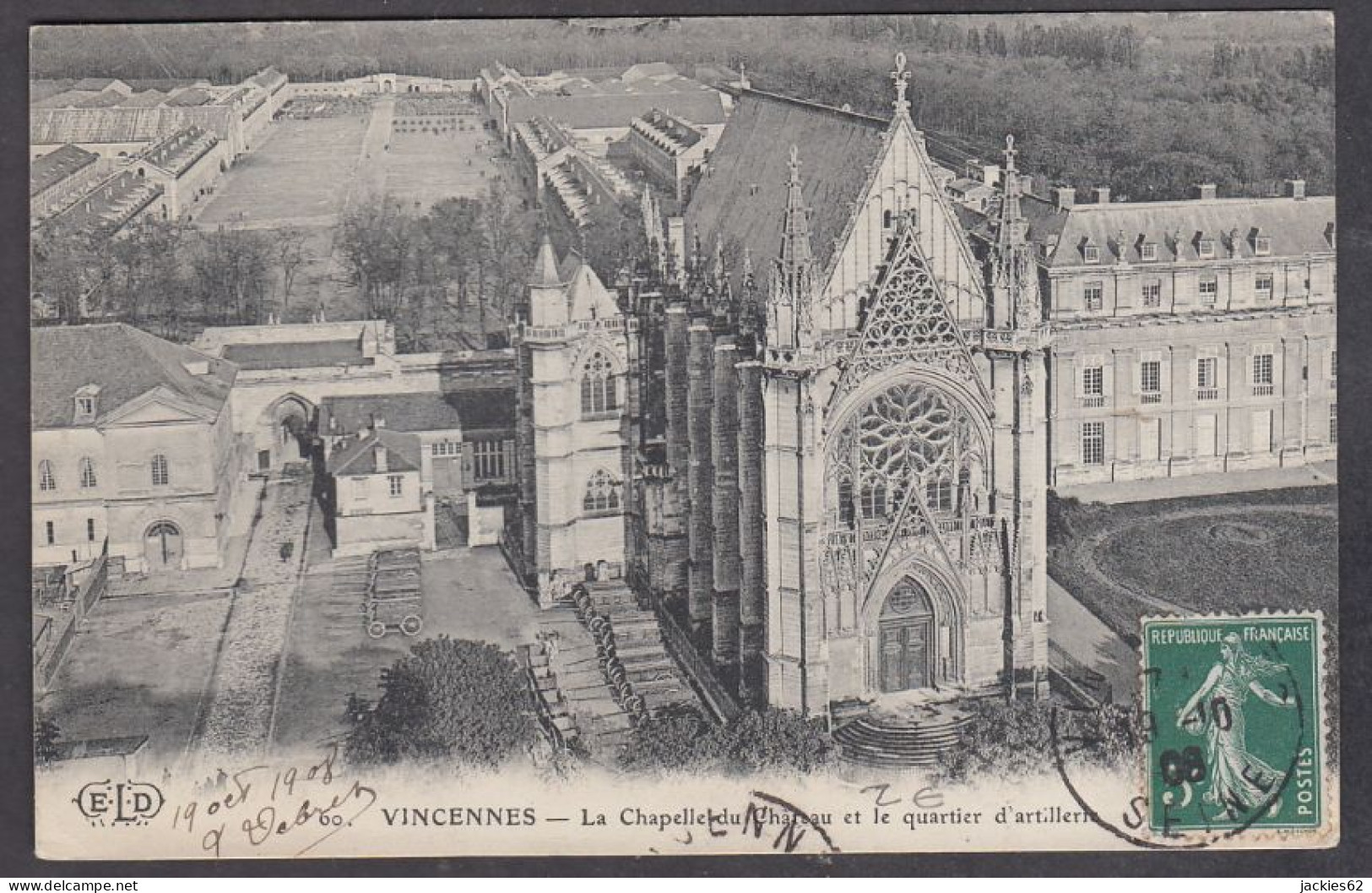 118674/ VINCENNES, Château, La Chapelle Et Le Quartier D'artillerie - Vincennes