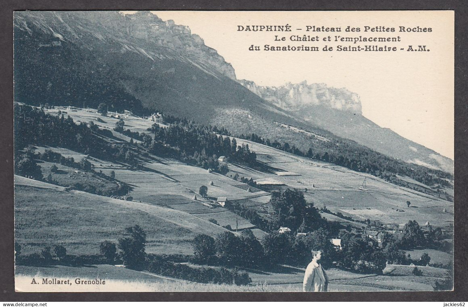 100917/ SAINT-HILAIRE-DU-TOUVET, Plateau Des Petites Roches, Le Châlet Et L'emplacement Du Sanatorium - Saint-Hilaire-du-Touvet