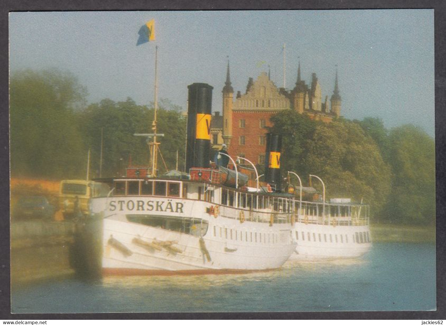 127225/ STOCKHOLM, Steamboats In The Heart Of Stockholm, Storskär Och Norrskär På Strömmen I Stockholm - Suecia