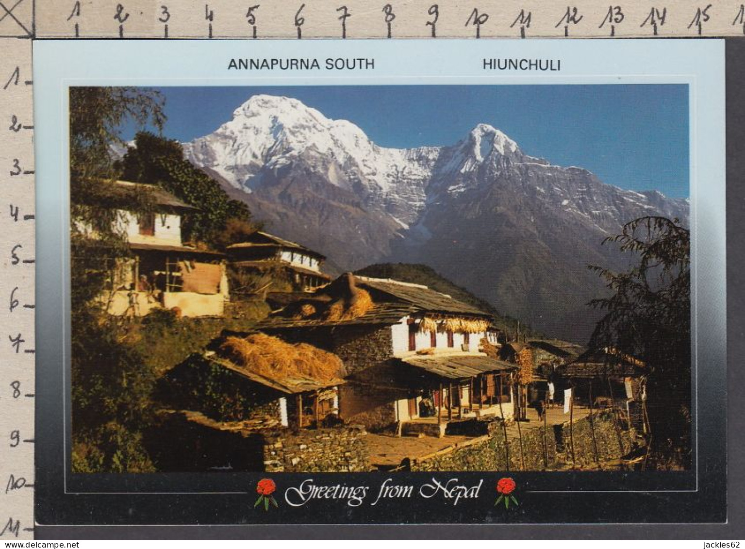 122717GF/ Mt. Annapurna South And Hiunchuli - Népal