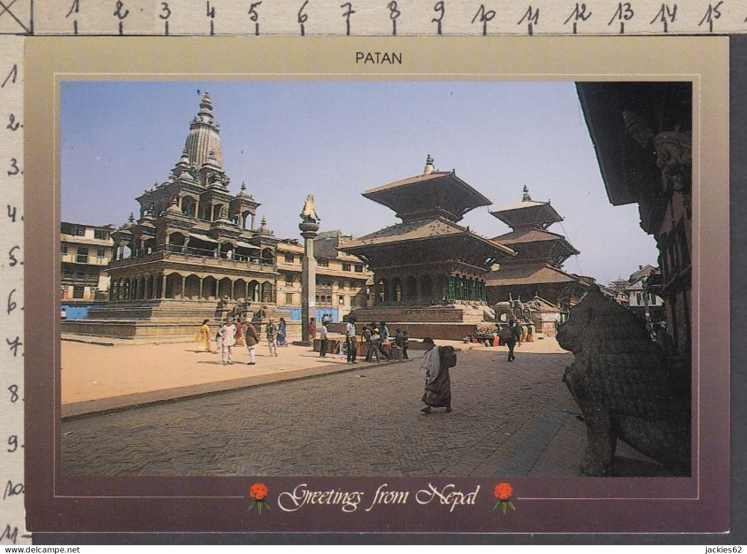 122713GF/ PATAN, Durbar Square, Krishna Temple, Shiva Temple And Bhimser Temple - Népal