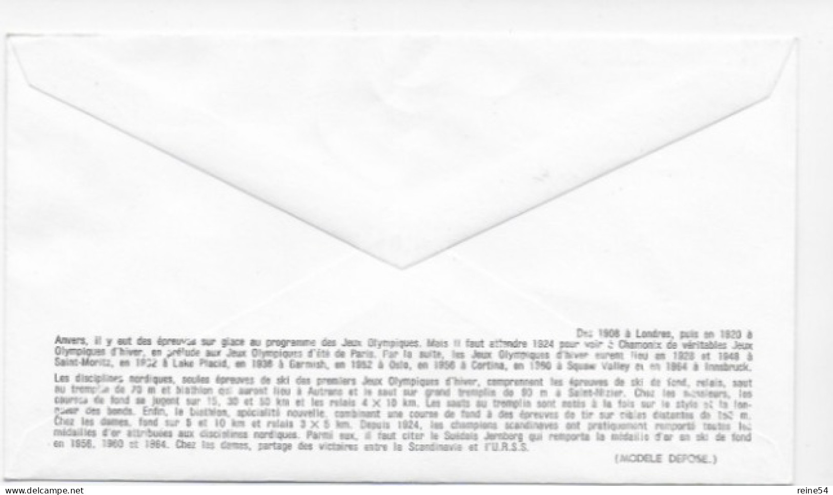 Enveloppe Premier Jour- Xe Jeux Olympiques D'Hiver- SAUT 27 Janv 1968 Grenoble (38) F.D.C. 625 N°1543 - 1960-1969