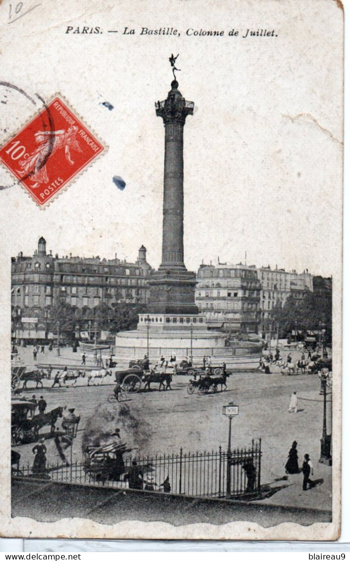 La Bastille Colonne De Juillet - Autres Monuments, édifices