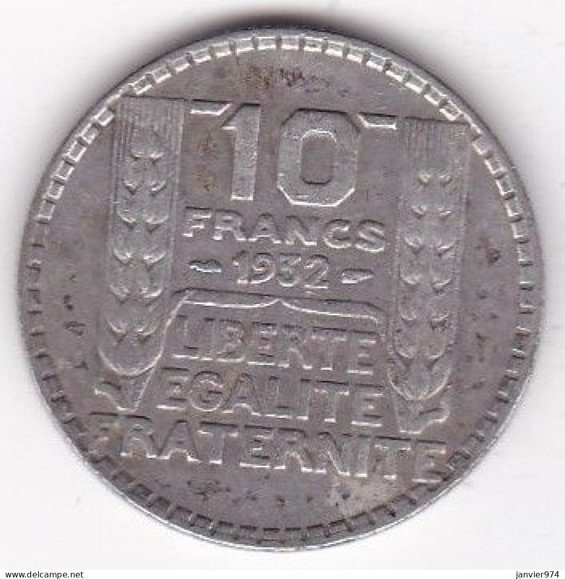 10 Francs Turin 1932, En Argent - 10 Francs
