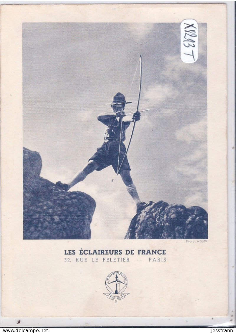 ENTIER POSTAL- LES ECLAIREURS DE FRANCE- 40C + 60 C- R/V- NEUF - Autres & Non Classés