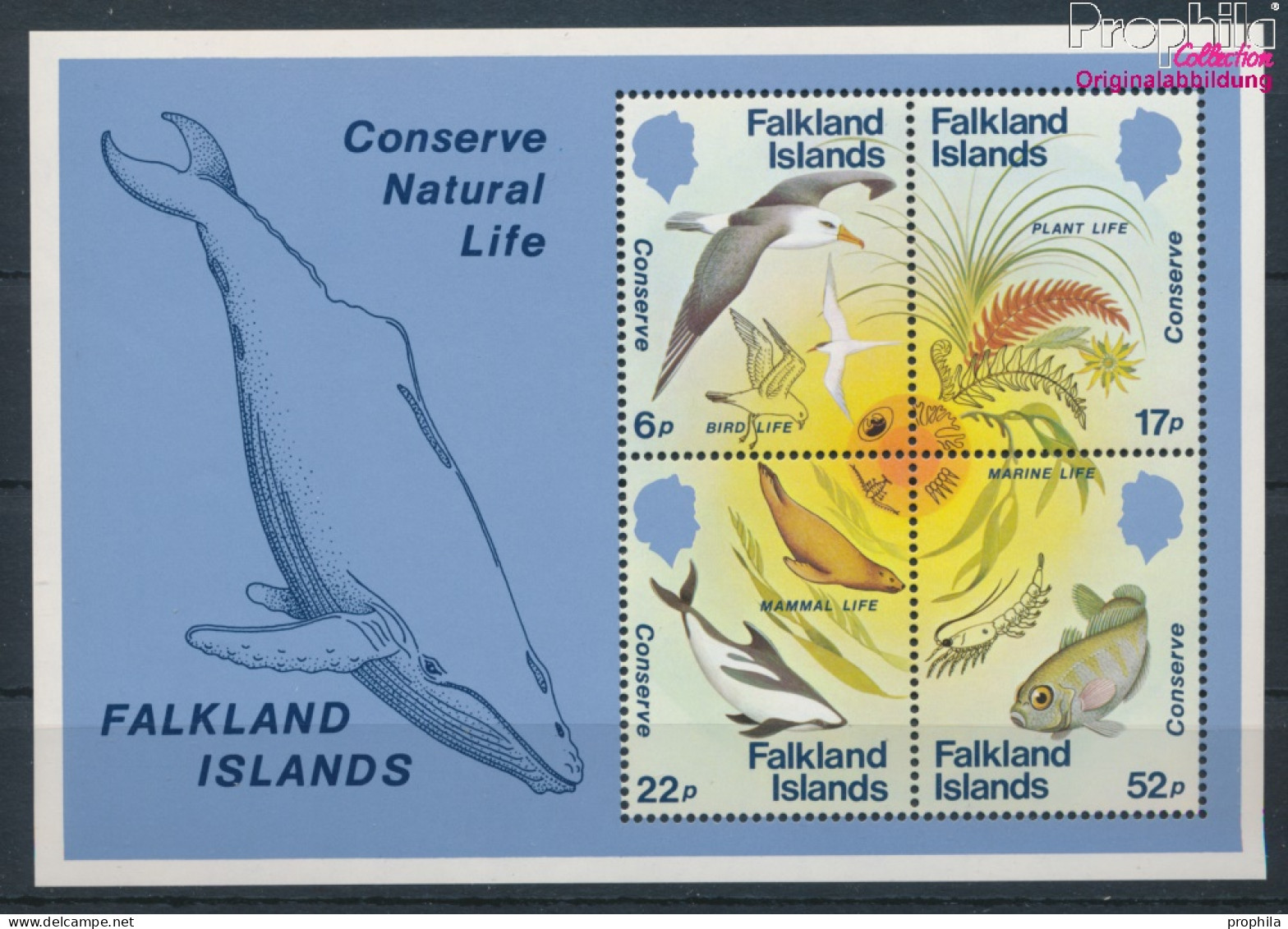 Falklandinseln Block4 (kompl.Ausg.) Postfrisch 1984 Naturschutz (10368848 - Islas Malvinas