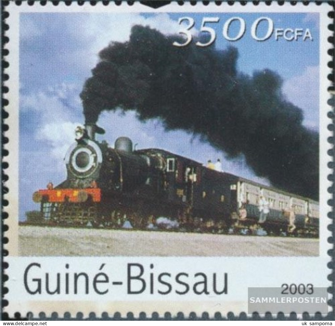 Guinea-Bissau 2656 (complete. Issue) Unmounted Mint / Never Hinged 2003 Trains - Guinée-Bissau