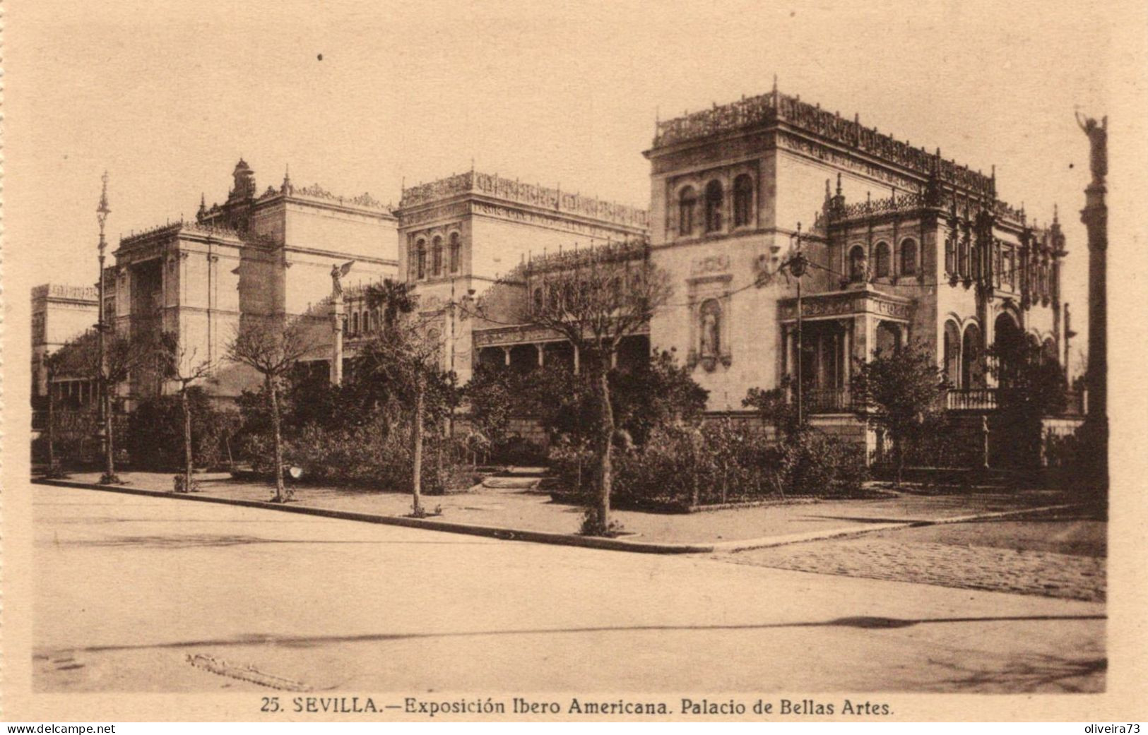 SEVILLA - Exposición Ibero Americana. Palacio De Bellas Artes - Sevilla