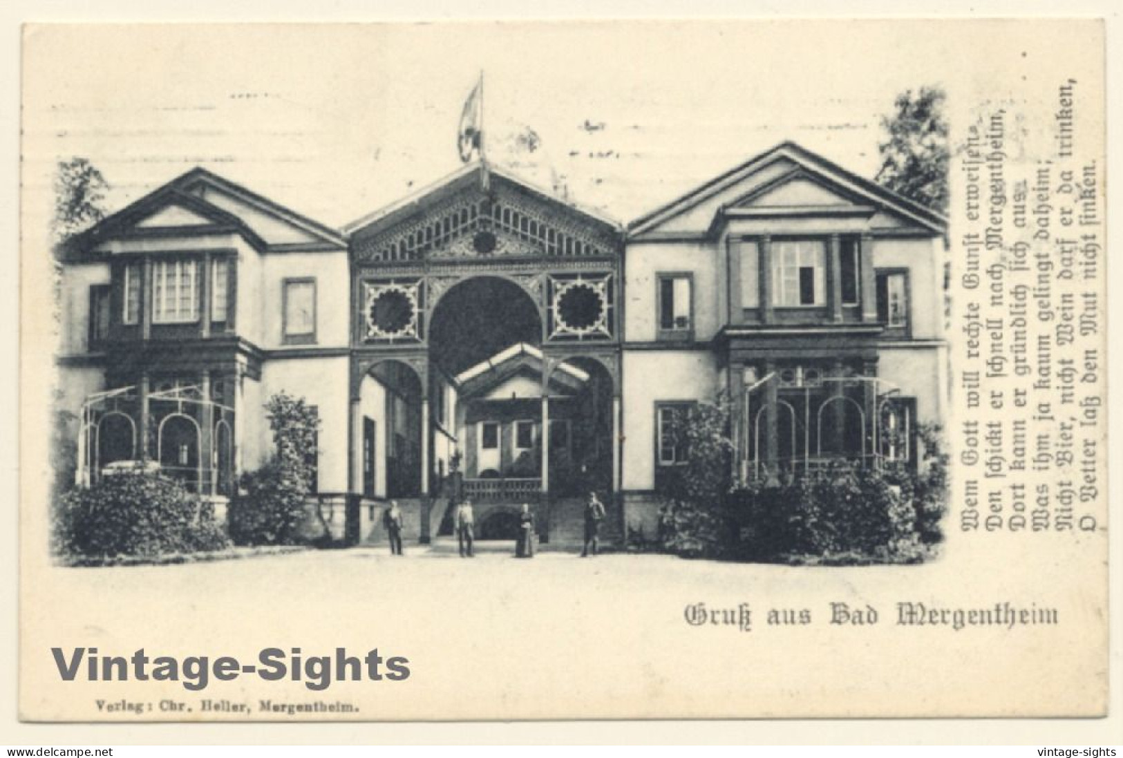 Bad Mergentheim / Germany: Die Heilquelle (Vintage PC 1911) - Bad Mergentheim